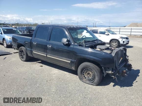2007 Chevrolet Silverado 1500 LS with VIN 2GCEC13V271134694, listed as a Copart auction lot 71735285 with Not provided miles and Salvage title. Bid and sale history available at DreamBid. Image 4.