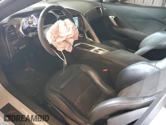 2018 Chevrolet Corvette Grand Sport 3LT with VIN 1G1Y12D76J5300299, listed as a Copart auction lot 57058464 with 43,813 mi miles and Salvage title. Bid and sale history available at DreamBid. Image 8.