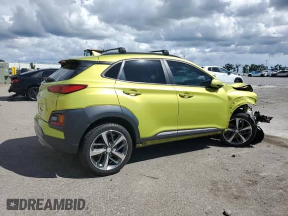2019 Hyundai Kona Ultimate с VIN KM8K53A54KU378982, выставлен на аукционе Copart как лот 71485365 с пробегом 79 398 миль миль и На запчасти • Non repairable. История ставок и продаж доступна на DreamBid. Изображение 3.