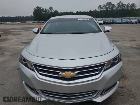 2018 Chevrolet Impala Premier z VIN 2G1125S37J9140906, wystawiony jako Copart lot #57566225 z przebiegiem 48 494 mil mil oraz Szkoda całkowita • Salvage title. Historia ofert i sprzedaży dostępna na DreamBid. Obrazek 5.