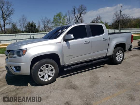 2016 Chevrolet Colorado 4WD LT with VIN 1GCPTCE1XG1193111, listed as a Copart auction lot 52513705 with 106,403 mi miles and Salvage title. Bid and sale history available at DreamBid. Image 1.