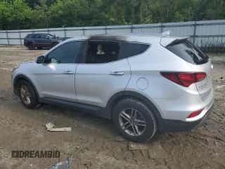 2017 Hyundai Santa Fe 2.4L z VIN 5XYZT3LB7HG386984, wystawiony jako Copart lot #43467625 z przebiegiem Nie podano mil oraz Szkoda całkowita • Salvage title. Historia ofert i sprzedaży dostępna na DreamBid. Obrazek 2.
