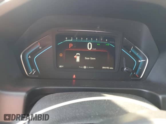 2019 Honda Odyssey EX-L with VIN 5FNRL6H77KB075995, listed as a Copart auction lot 84889805 with 94,192 mi miles and Salvage title. Bid and sale history available at DreamBid. Image 9.