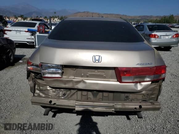 2003 Honda Accord LX с VIN 1HGCM66363A015527, выставлен на аукционе Copart как лот 60977685 с пробегом 219 554 миль миль и Списание • Salvage title. История ставок и продаж доступна на DreamBid. Изображение 6.