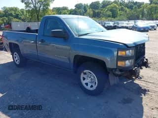 2014 Chevrolet Silverado 1500 Work Truck with VIN 1GCNKPEC8EZ124743, listed as a IAAI auction lot 43264360 with 76,776 mi miles and . Bid and sale history available at DreamBid. Image 1.