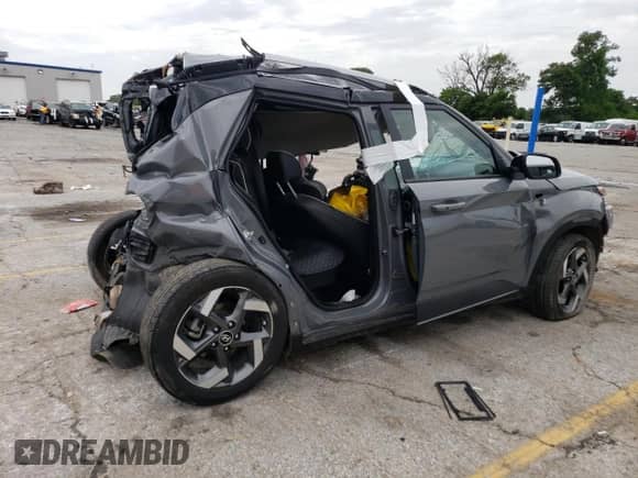 2022 Hyundai Venue SEL с VIN KMHRC8A35NU200924, выставлен на аукционе Copart как лот 60744633 с пробегом Не указан миль и На запчасти • Non repairable. История ставок и продаж доступна на DreamBid. Изображение 3.