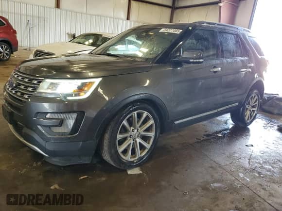 2017 Ford Explorer Limited z VIN 1FM5K8F86HGB82345, wystawiony jako Copart lot #84227085 z przebiegiem 166 864 mil mil oraz Czysty tytuł • Clean title. Historia ofert i sprzedaży dostępna na DreamBid. Obrazek 1.