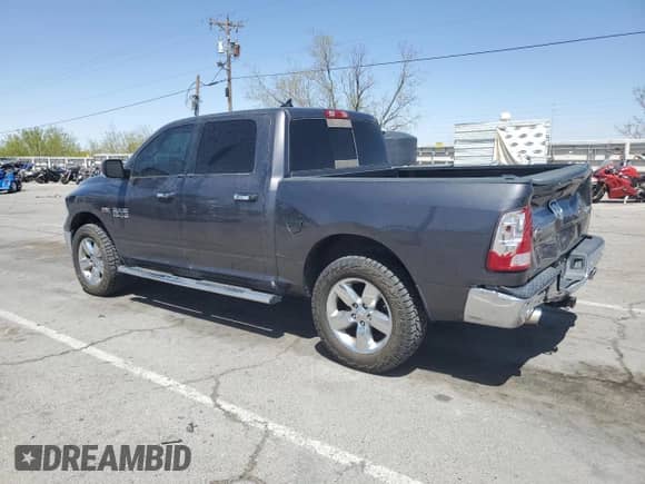 2016 Ram 1500 Lone Star with VIN 1C6RR7LT4GS322481, listed as a Copart auction lot 51937145 with 98,275 mi miles and Salvage title. Bid and sale history available at DreamBid. Image 2.