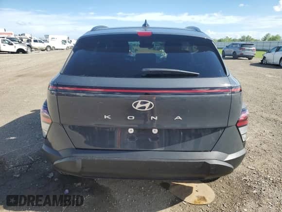 2024 Hyundai Kona SEL with VIN KM8HC3AB3RU056334, listed as a Copart auction lot 69161364 with 12,044 mi miles and Salvage title. Bid and sale history available at DreamBid. Image 6.