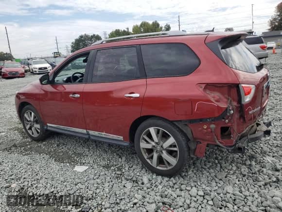 2013 Nissan Pathfinder Platinum с VIN 5N1AR2MM4DC603455, выставлен на аукционе Copart как лот 81528715 с пробегом 161 691 миль миль и Списание • Salvage title. История ставок и продаж доступна на DreamBid. Изображение 2.