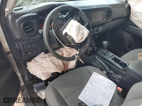 2022 Toyota Tacoma SR with VIN 3TYRX5GN6NT052971, listed as a Copart auction lot 71352245 with 31,748 mi miles and Salvage title. Bid and sale history available at DreamBid. Image 8.