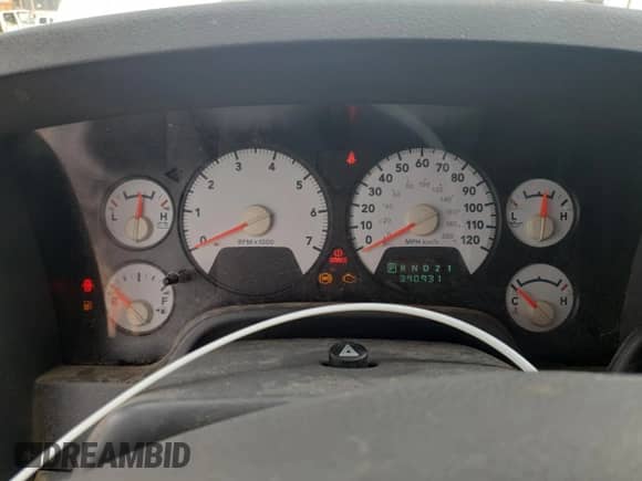 2006 Dodge 2500 SLT with VIN 1D7KS28D36J122124, listed as a Copart auction lot 65529735 with 390,931 mi miles and Salvage title. Bid and sale history available at DreamBid. Image 9.
