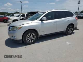 2014 Nissan Pathfinder Platinum Hybrid с VIN 5N1CR2MN0EC659394, выставлен на аукционе Copart как лот 66457765 с пробегом 208 170 миль миль и Чистый • Clean title. История ставок и продаж доступна на DreamBid. Изображение 1.