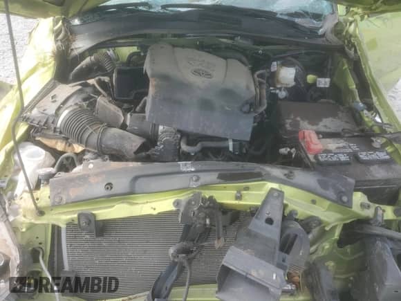 2023 Toyota Tacoma SR5 with VIN 3TYDZ5BN7PT020108, listed as a Copart auction lot 81069145 with 27,371 mi miles and Salvage title. Bid and sale history available at DreamBid. Image 11.