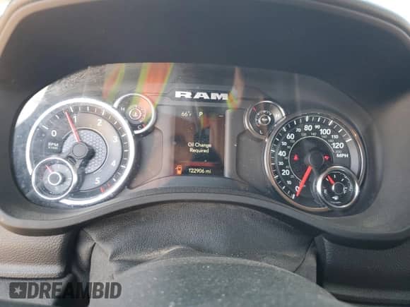 2021 Ram 1500 Big Horn with VIN 1C6RREFM7MN712008, listed as a Copart auction lot 52767385 with 122,906 mi miles and Salvage title. Bid and sale history available at DreamBid. Image 9.