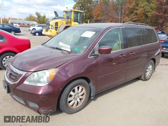 2008 Honda Odyssey EX-L with VIN 5FNRL38658B063312, listed as a IAAI auction lot 43532711 with 150,778 mi miles and . Bid and sale history available at DreamBid. Image 2.