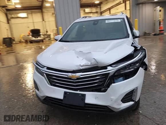 2023 Chevrolet Equinox Premier with VIN 3GNAXXEG5PL104423, listed as a Copart auction lot 68777375 with 7,503 mi miles and Salvage title. Bid and sale history available at DreamBid. Image 14.