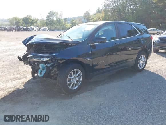 2022 Chevrolet Equinox LT с VIN 3GNAXKEV3NL245389, выставлен на аукционе IAAI как лот 43340109 с пробегом 25 624 миль миль и . История ставок и продаж доступна на DreamBid. Изображение 2.