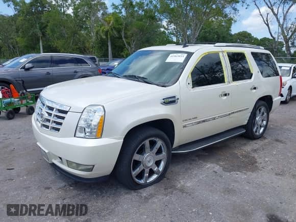 2010 Cadillac Escalade with VIN 1GYUKEEJ2AR223576, listed as a IAAI auction lot 41963033 with 141,190 mi miles and . Bid and sale history available at DreamBid. Image 2.