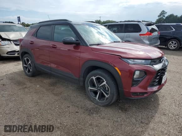 2023 Chevrolet TrailBlazer RS с VIN KL79MTSL7PB087427, выставлен на аукционе Copart как лот 70116735 с пробегом 29 726 миль миль и На запчасти • Non repairable. История ставок и продаж доступна на DreamBid. Изображение 4.
