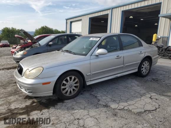 2003 Hyundai Sonata GLS with VIN KMHWF35H63A910917, listed as a Copart auction lot 71657584 with 120,196 mi miles and Salvage title. Bid and sale history available at DreamBid. Image 1.