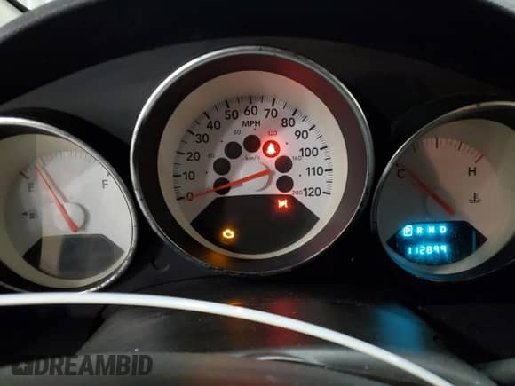 2009 Dodge Caliber SE with VIN 1B3HB28A99D108193, listed as a Copart auction lot 43604395 with 112,899 mi miles and Salvage title. Bid and sale history available at DreamBid. Image 9.