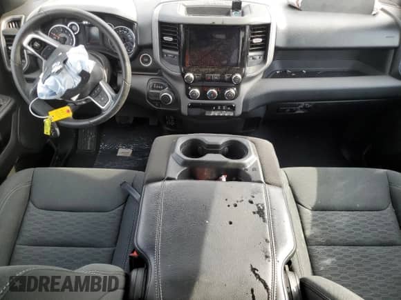 2025 Ram 1500 Tradesman with VIN 1C6RREGG9SN569830, listed as a Copart auction lot 46876395 with 10,969 mi miles and Clean title. Bid and sale history available at DreamBid. Image 8.