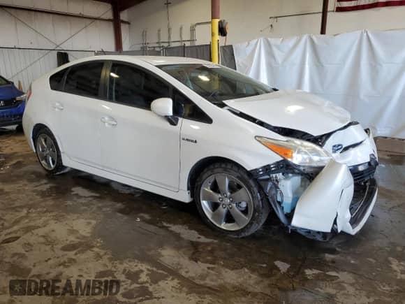 2013 Toyota Prius Two z VIN JTDKN3DU3D5596271, wystawiony jako Copart lot #84965985 z przebiegiem 134 037 mil mil oraz Szkoda całkowita • Salvage title. Historia ofert i sprzedaży dostępna na DreamBid. Obrazek 4.
