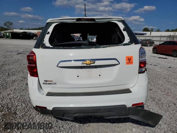 2017 Chevrolet Equinox LS with VIN 2GNALBEK5H1551632, listed as a Copart auction lot 80205235 with Not provided miles and Salvage title. Bid and sale history available at DreamBid. Image 6.