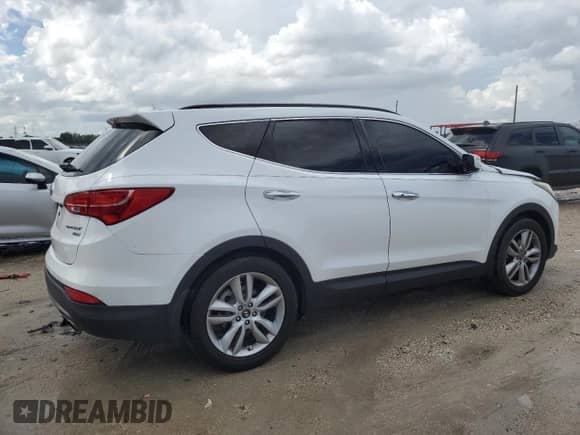 2014 Hyundai Santa Fe with VIN 5XYZU3LA9EG219817, listed as a Copart auction lot 83763975 with 116,133 mi miles and Salvage title. Bid and sale history available at DreamBid. Image 3.