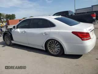 2014 Hyundai Equus Signature z VIN KMHGH4JH2EU090816, wystawiony jako Copart lot #54565535 z przebiegiem 168 285 mil mil oraz Szkoda całkowita • Salvage title. Historia ofert i sprzedaży dostępna na DreamBid. Obrazek 2.