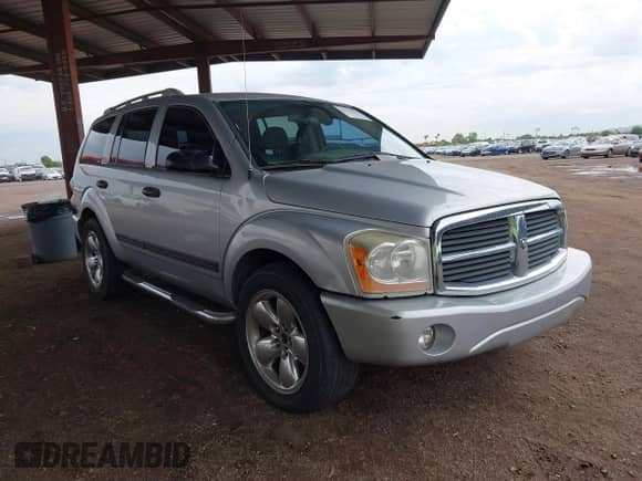 2005 Dodge Durango SLT с VIN 1D4HD48D15F539837, выставлен на аукционе IAAI как лот 43155762 с пробегом 215 541 миль миль и . История ставок и продаж доступна на DreamBid. Изображение 1.