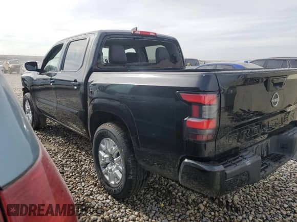 2023 Nissan Frontier SV with VIN 1N6ED1EK2PN654857, listed as a Copart auction lot 52342685 with 22,577 mi miles and Non repairable. Bid and sale history available at DreamBid. Image 2.