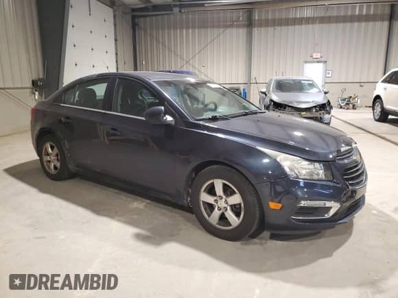 2015 Chevrolet Cruze LT with VIN 1G1PC5SB3F7115377, listed as a Copart auction lot 86527875 with 109,973 mi miles and Clean title. Bid and sale history available at DreamBid. Image 4.