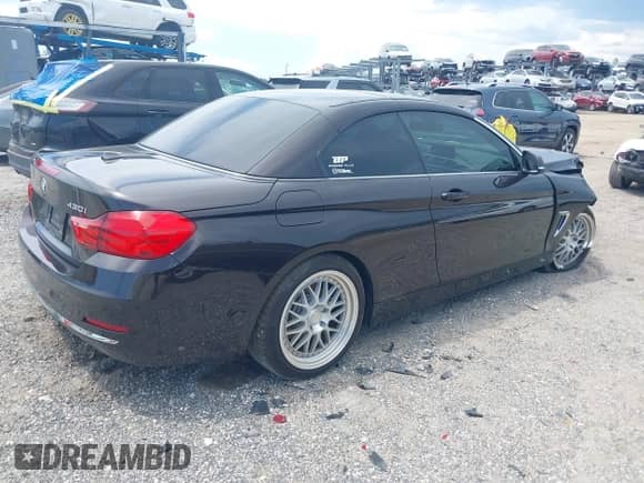 2017 BMW 4 Series 430i with VIN WBA4U7C30H5J55115, listed as a IAAI auction lot 42561550 with 26,481 mi miles and . Bid and sale history available at DreamBid. Image 4.