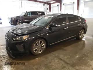 2018 Hyundai Ioniq Limited z VIN KMHC85LC8JU083692, wystawiony jako Copart lot #65735905 z przebiegiem 103 644 mil mil oraz Szkoda całkowita • Salvage title. Historia ofert i sprzedaży dostępna na DreamBid. Obrazek 1.