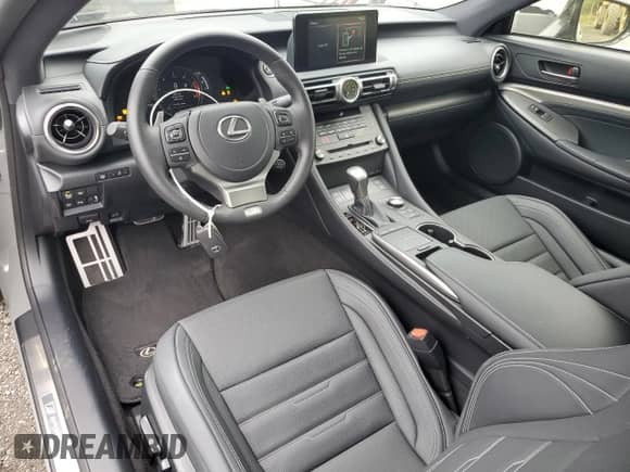 2023 Lexus RC 350 F Sport with VIN JTHGZ5DC5P5012310, listed as a Copart auction lot 72584724 with 2,658 mi miles and Salvage title. Bid and sale history available at DreamBid. Image 8.