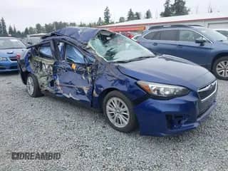 2017 Subaru Impreza Premium с VIN 4S3GKAB67H3622590, выставлен на аукционе IAAI как лот 43090070 с пробегом 74 876 миль миль и . История ставок и продаж доступна на DreamBid. Изображение 1.