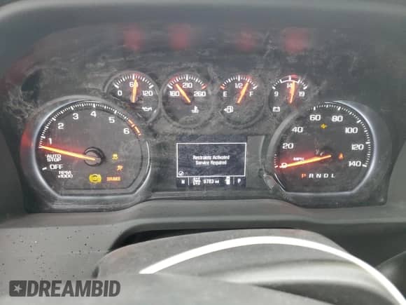 2024 GMC Sierra 1500 с VIN 3GTNUAED8RG389622, выставлен на аукционе Copart как лот 49223865 с пробегом 9 783 миль миль и Списание • Salvage title. История ставок и продаж доступна на DreamBid. Изображение 9.