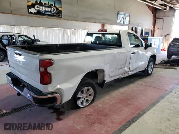 2024 Chevrolet Silverado 1500 Work Truck with VIN 3GCNAAEDXRG272293, listed as a Copart auction lot 81845815 with Not provided miles and Salvage title. Bid and sale history available at DreamBid. Image 3.