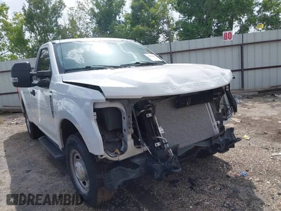 2020 Ford F-250 XL with VIN 1FTBF2A68LED11298, listed as a IAAI auction lot 42556384 with 103,968 mi miles and . Bid and sale history available at DreamBid. Image 1.