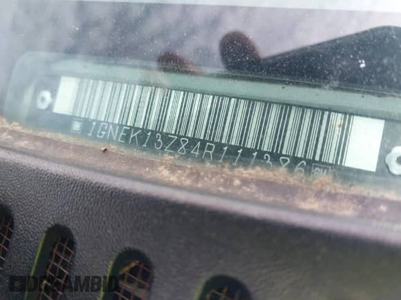 2004 Chevrolet Tahoe LS с VIN 1GNEK13Z84R111386, выставлен на аукционе IAAI как лот 42240113 с пробегом 185 756 миль миль и . История ставок и продаж доступна на DreamBid. Изображение 9.