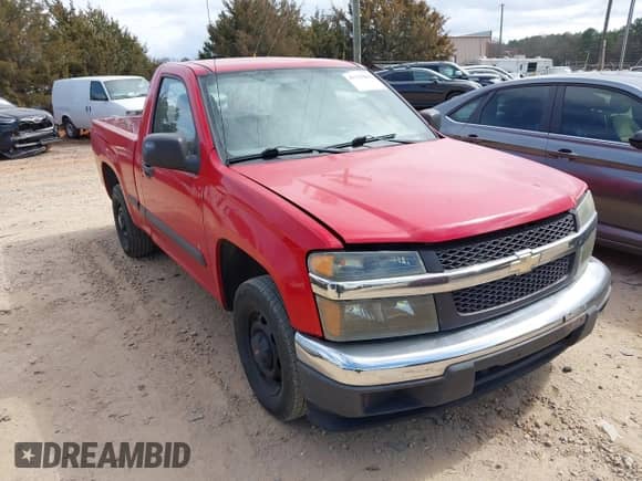 2006 Chevrolet Colorado Work Truck with VIN 1GCCS148268121085, listed as a IAAI auction lot 41715868 with 128,750 mi miles and . Bid and sale history available at DreamBid. Image 1.