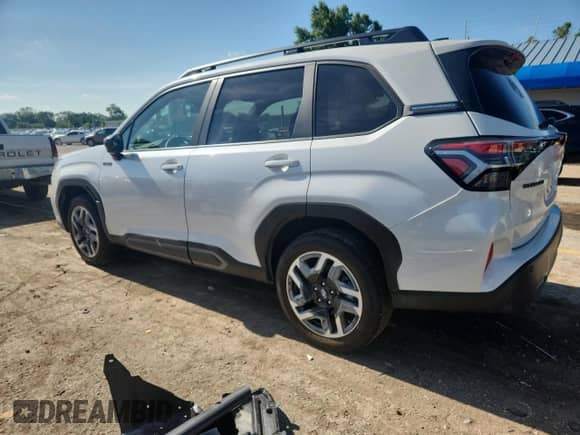 2025 Subaru Forester Limited Hybrid z VIN JF2SLSRD6SH409241, wystawiony jako Copart lot #62061665 z przebiegiem 1 427 mil mil oraz Szkoda całkowita • Salvage title. Historia ofert i sprzedaży dostępna na DreamBid. Obrazek 2.