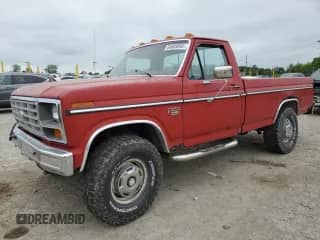 1985 Ford F-250 with VIN 2FTHF2615FCB33402, listed as a Copart auction lot 69603095 with 71,384 mi miles and Salvage title. Bid and sale history available at DreamBid. Image 1.