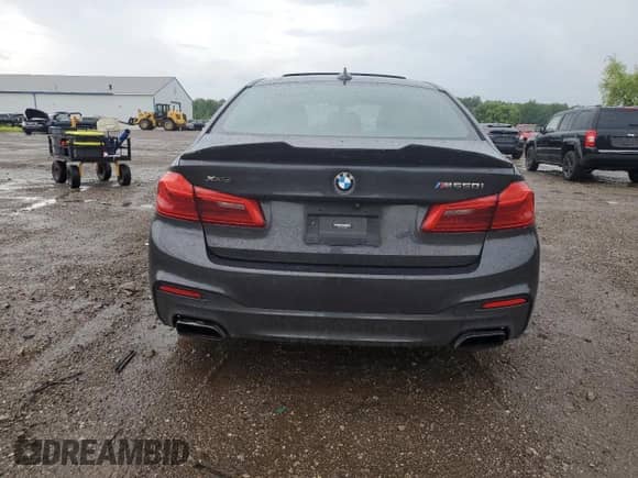 2020 BMW 5 Series M550i xDrive с VIN WBAJS7C06LCD12779, выставлен на аукционе Copart как лот 61136215 с пробегом 81 286 миль миль и Списание • Salvage title. История ставок и продаж доступна на DreamBid. Изображение 6.