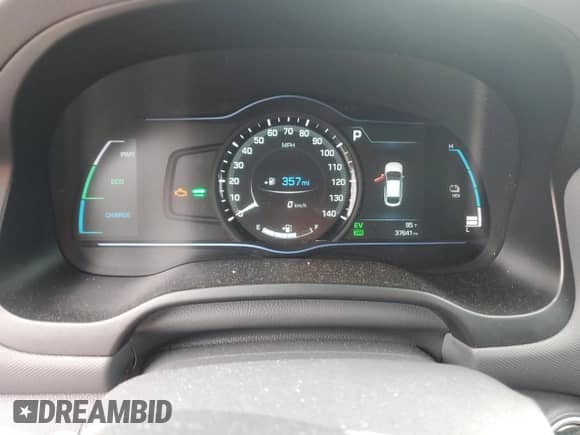 2018 Hyundai Ioniq Limited z VIN KMHC75LD6JU075943, wystawiony jako Copart lot #63126434 z przebiegiem 37 641 mil mil oraz Nie do naprawy • Non repairable. Historia ofert i sprzedaży dostępna na DreamBid. Obrazek 9.