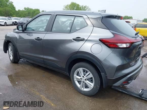 2024 Nissan Kicks S with VIN 3N1CP5BVXRL569780, listed as a IAAI auction lot 42107512 with 4,081 mi miles and . Bid and sale history available at DreamBid. Image 3.