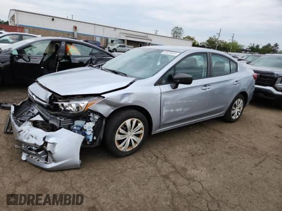 2021 Subaru Impreza z VIN 4S3GKAB68M3605694, wystawiony jako Copart lot #66635805 z przebiegiem 8 617 mil mil oraz Szkoda całkowita • Salvage title. Historia ofert i sprzedaży dostępna na DreamBid. Obrazek 1.