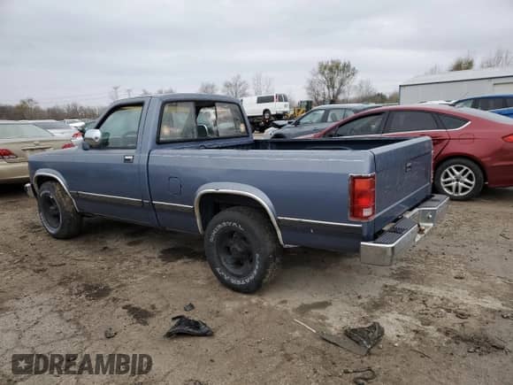 1989 Dodge Dakota with VIN 1B7FL26X3KS146546, listed as a Copart auction lot 81859624 with 16,824 mi miles and Clean title. Bid and sale history available at DreamBid. Image 2.